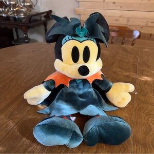 Disney Parks Happy Halloween Collection Minnie Mouse Plush Stuffed Toy Animal